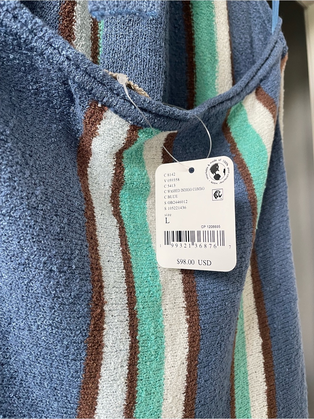 Free People Zola Sweater Dress Sz L - Picture 7 of 7